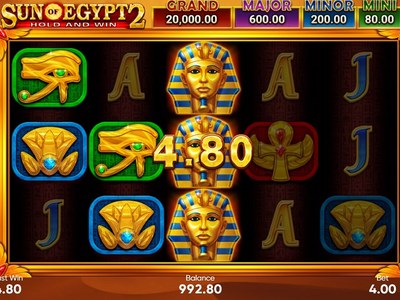 Sun Of Egypt 2 — Египетская пустыня, Hold & Win — джекпоты под солнечным диском и фриспины